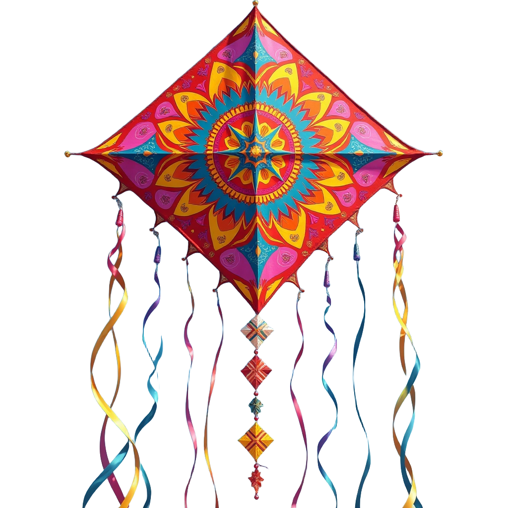 Colorful Mandala Kite